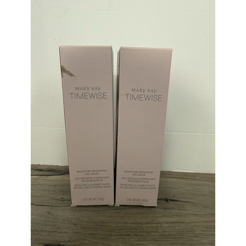 Lot Of 2 New In Box Mary Kay Timewise Moisture Renewing Gel Mask 3 oz